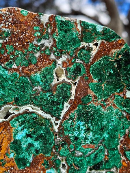 Polished De Grussa copper ore slab CO130