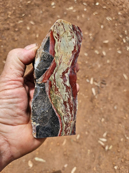 Polished Convoluted Jasper  CJ103