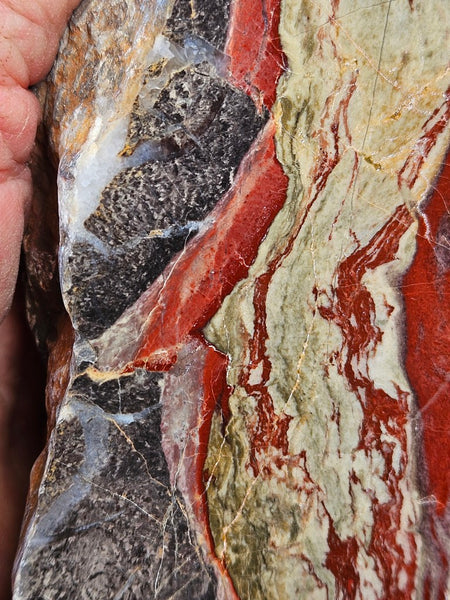 Polished Convoluted Jasper  CJ103