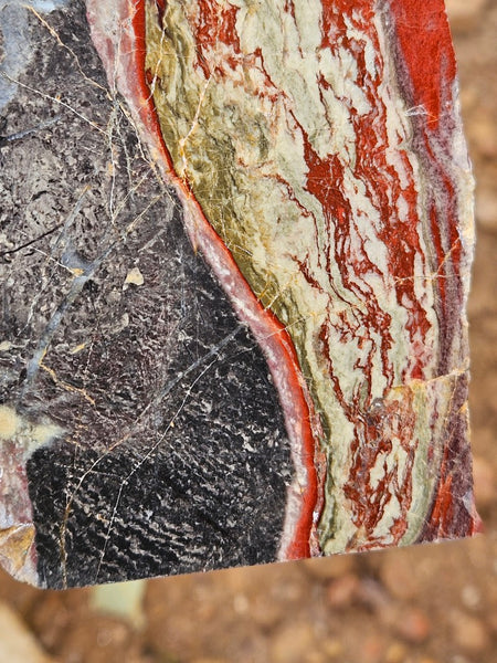 Polished Convoluted Jasper  CJ103