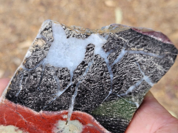 Polished Convoluted Jasper slab CJ102