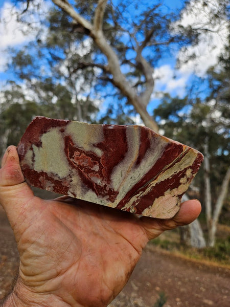Polished Convoluted Jasper  CJ104