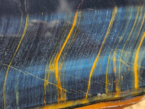 Polished African Tiger Eye slab TEA113