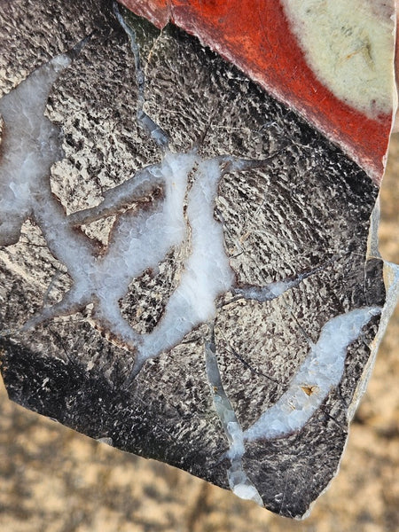 Polished Convoluted Jasper slab CJ105