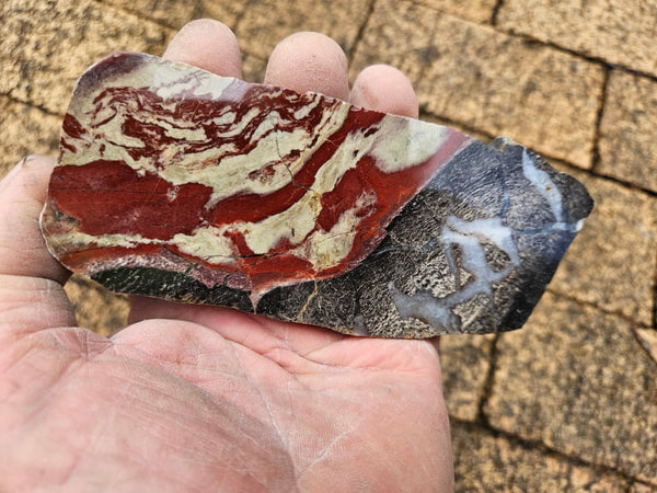 Polished Convoluted Jasper slab CJ105