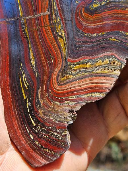 Polished Tiger Iron slab TI388