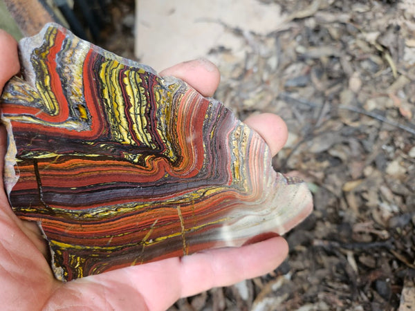 Polished Tiger Iron slab TI388