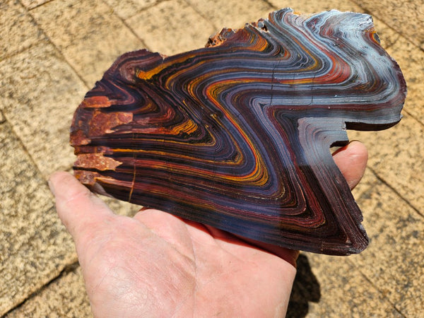 Polished Tiger Iron slab TI392