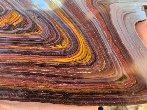 Polished Tiger Iron slab TI392