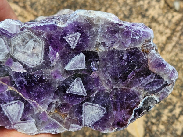 Polished  Amethyst. Rwanda AMP126