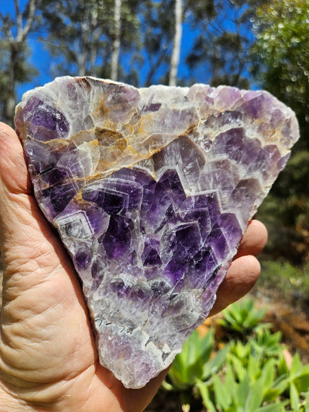 Polished  Amethyst slab. Rwanda AMP128