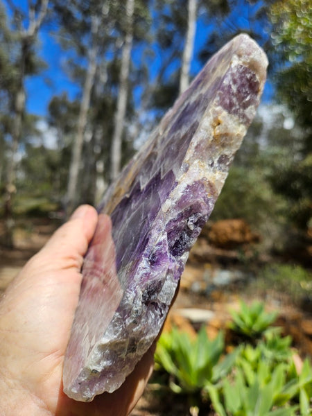 Polished  Amethyst slab. Rwanda AMP128