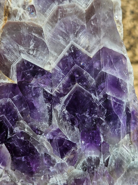 Polished  Amethyst slab. Rwanda AMP128