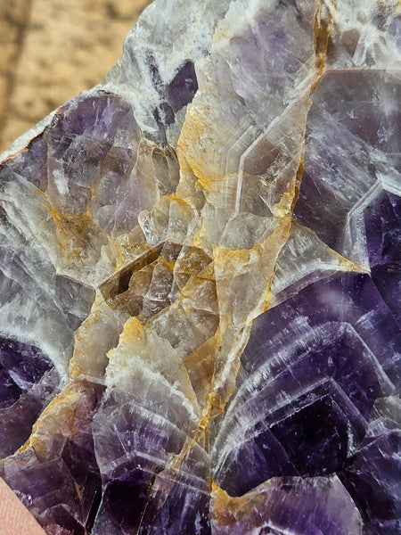 Polished  Amethyst slab. Rwanda AMP128