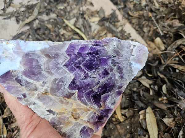 Polished  Amethyst slab. Rwanda AMP128