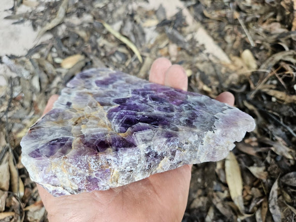Polished  Amethyst slab. Rwanda AMP128