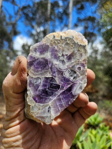 Polished  Amethyst. Rwanda AMP127