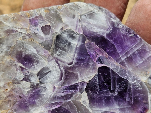 Polished  Amethyst. Rwanda AMP127