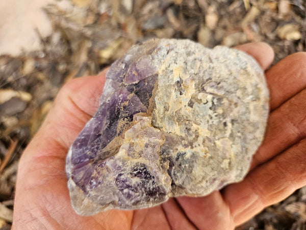 Polished  Amethyst. Rwanda AMP127
