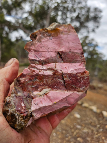 Rough  Pink Opal POR182