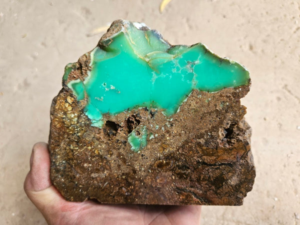 Polished  Chrysoprase  CH496