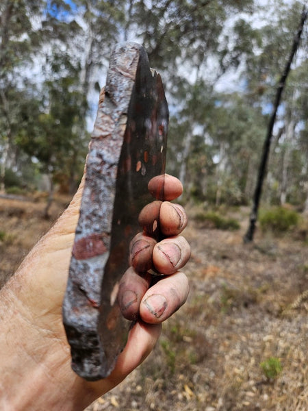 Jelly Bean Jasper polished slab JBJ357