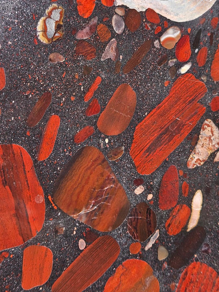 Jelly Bean Jasper polished slab JBJ359