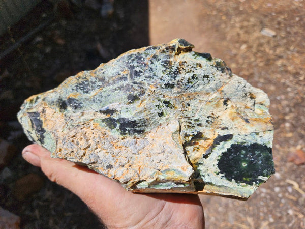 Rough Chrome Chalcedony CCR174