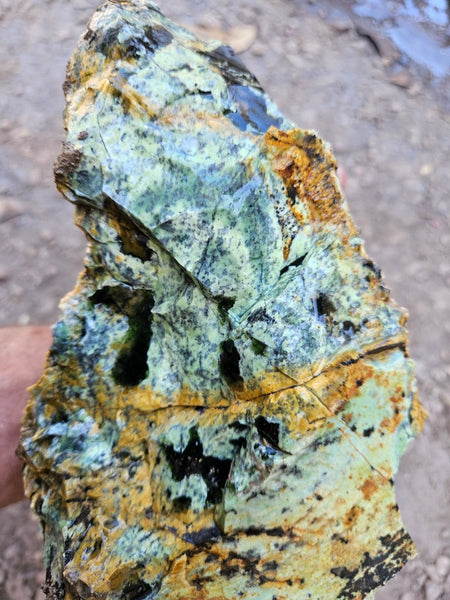 Rough Chrome Chalcedony CCR174