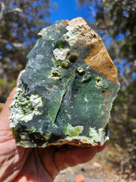 Rough Chrome Chalcedony CCR172