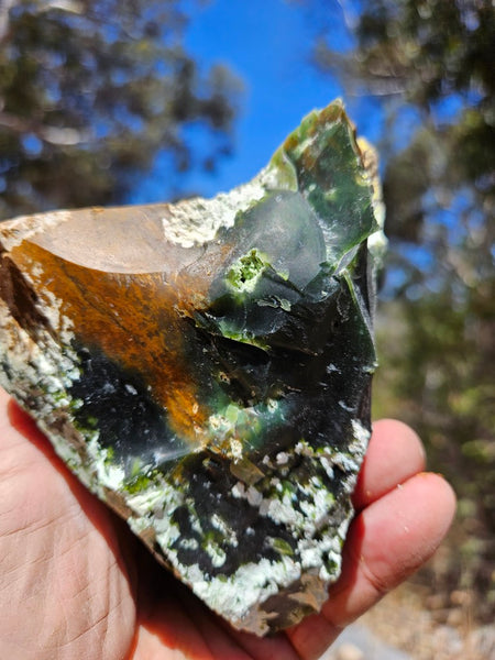 Rough Chrome Chalcedony CCR172