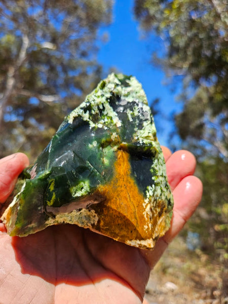 Rough Chrome Chalcedony CCR172