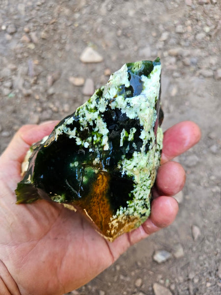 Rough Chrome Chalcedony CCR172