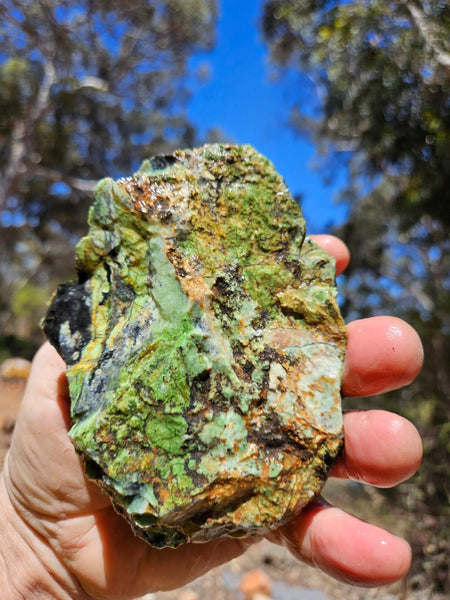 Rough Chrome Chalcedony CCR173