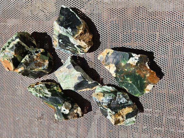 Rough Chrome Chalcedony CCR176