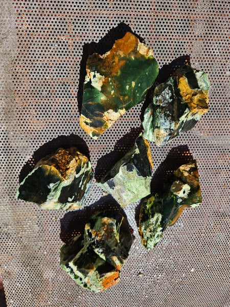 Rough Chrome Chalcedony CCR176