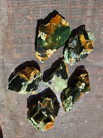 Rough Chrome Chalcedony CCR176