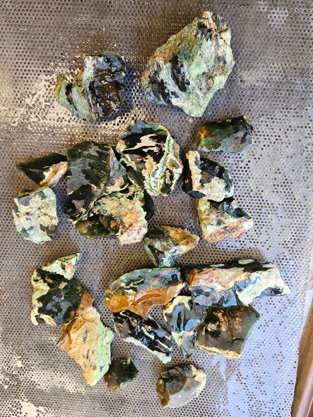 Rough Chrome Chalcedony CCR177