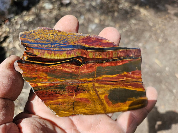 Polished Tiger Eye slab TE493