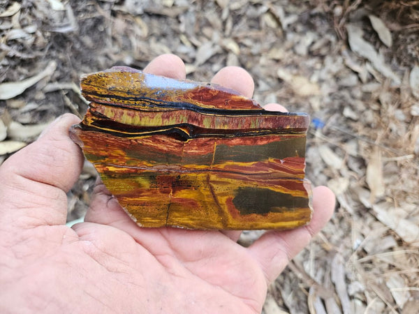 Polished Tiger Eye slab TE493