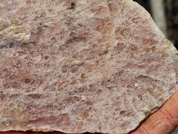 Polished Kunzite slab KU123