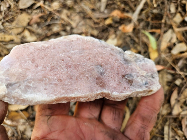 Polished Kunzite slab KU122