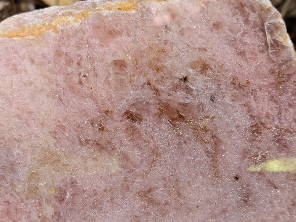 Polished Kunzite slab KU124