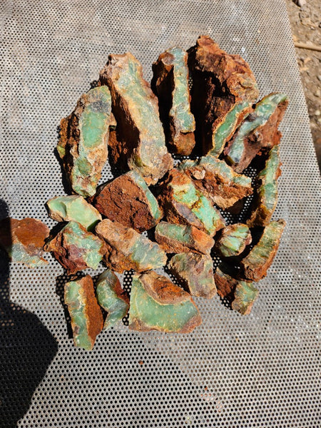Chrysoprase rough.  CHR 210