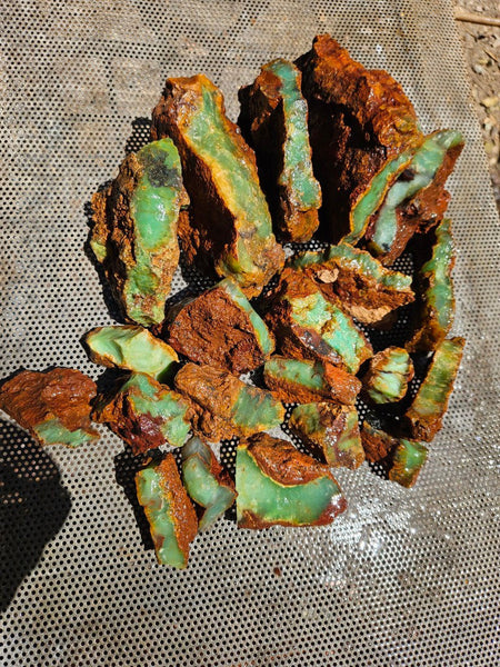 Chrysoprase rough.  CHR 210