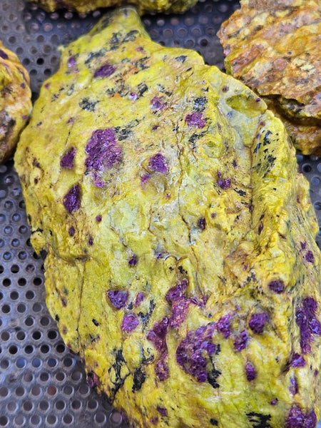 Rough Stichtite in Serpentine (Atlantisite) STR138