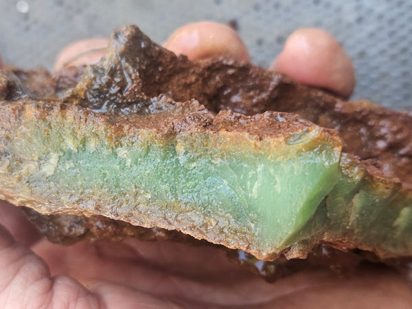 Chrysoprase rough.  CHR 211