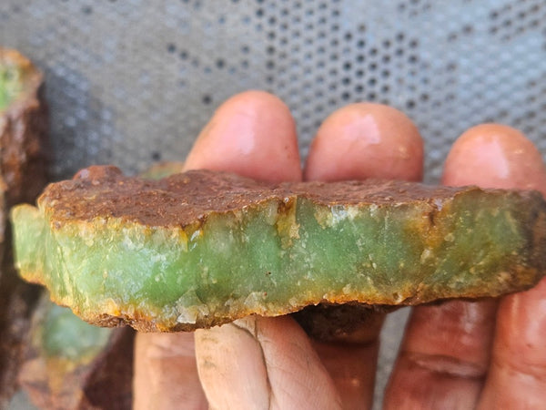 Chrysoprase rough.  CHR 211