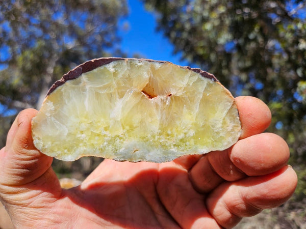 Polished Prehnite slab PR135