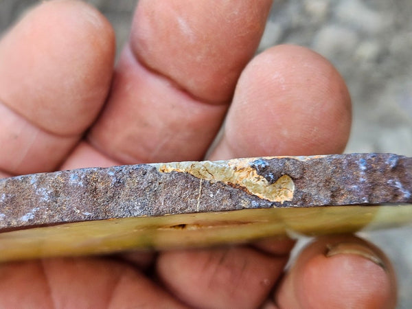 Polished Prehnite slab PR135